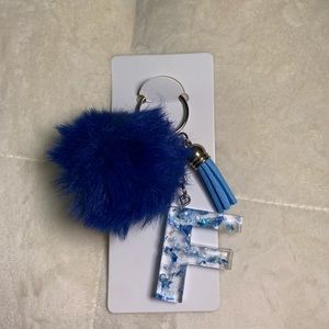 Letter F Keychain